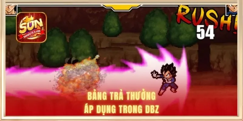 Bảng trả thưởng áp dụng trong DBZ
