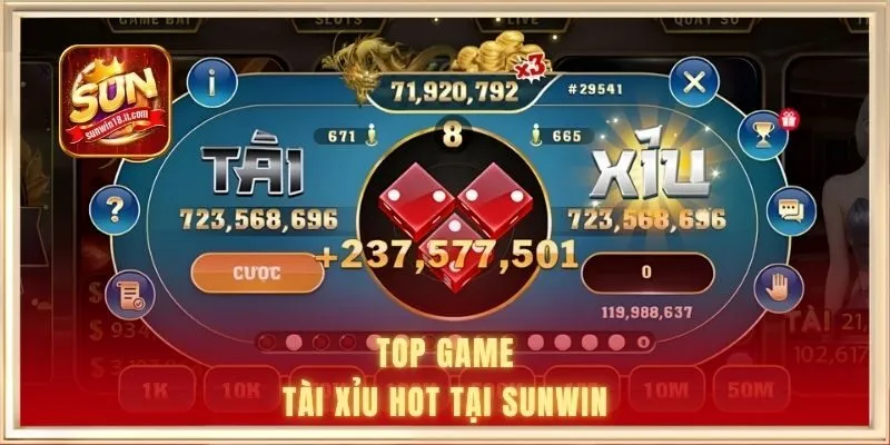 Top game tài xỉu hot tại SUNWIN